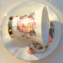 Load image into Gallery viewer, Pretty In Pink-Royal Adderley Ridgway Potteries Ltd Teacup and Saucer
