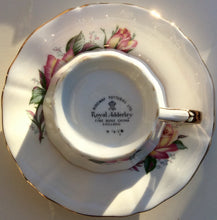 Load image into Gallery viewer, Pretty In Pink-Royal Adderley Ridgway Potteries Ltd Teacup and Saucer
