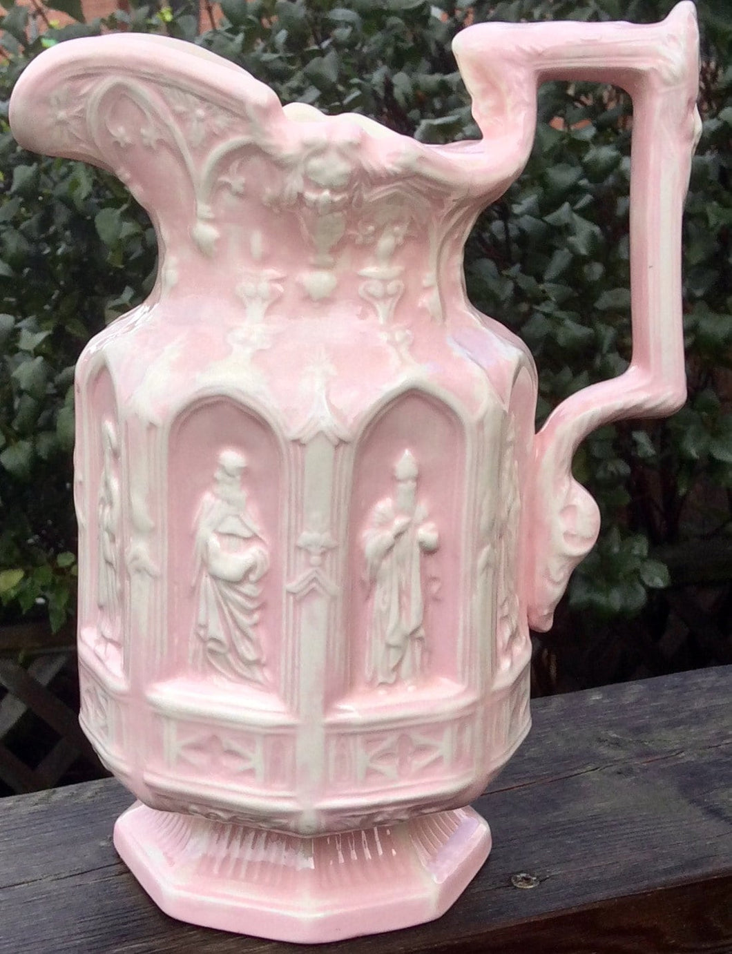 Pretty in Pink Grecian Pitcher