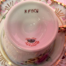 Load image into Gallery viewer, Pretty In Pink-and Hand Painted Lefton Japan Teacup and Saucer
