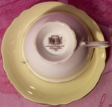 Load image into Gallery viewer, Pretty in Pink-And Yellow-Paragon Double Royal Warrant Pedestal Teacup and Saucer

