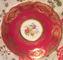 Load image into Gallery viewer, Pretty in Pink-Deep Pink Paragon Pedestal Teacup and Saucer
