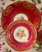 Load image into Gallery viewer, Pretty in Pink-Deep Pink Paragon Pedestal Teacup and Saucer
