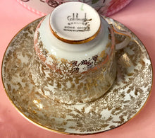 Load image into Gallery viewer, Pretty In Pink-and Blue-Colclough Teacup and Saucer
