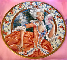 Load image into Gallery viewer, Pretty In Pink-1982 Oleg Cassini Marie Antoinette Collectors Plate
