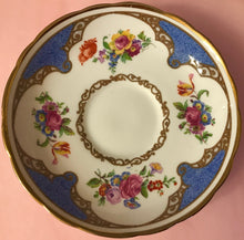 Load image into Gallery viewer, Pretty in Pink-and Blue-Hammersley PedestalTeacup and Saucer
