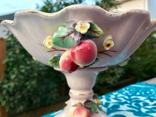 Load image into Gallery viewer, Pretty in Pink-L’Amour China Hand Painted Pedestal Bowl With Fruit Japan
