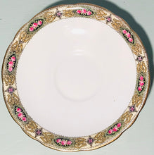 Load image into Gallery viewer, Pretty in Pink-Aynsley Pink and Gold Teacup and Saucer

