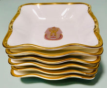 Load image into Gallery viewer, Pretty in Pink-Set of 6 King Tut Nut Dishes Coalport England
