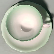 Load image into Gallery viewer, Pretty in Pink-and Green-Royal Stafford Art Deco Teacup and Saucer
