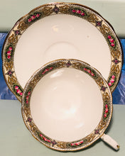 Load image into Gallery viewer, Pretty in Pink-Aynsley Pink and Gold Teacup and Saucer
