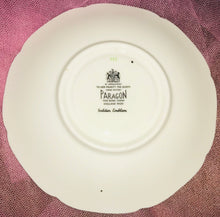 Load image into Gallery viewer, Pretty in Pink-White Paragon Golden Emblem Pedestal Teacup and Saucer
