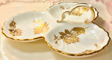 Load image into Gallery viewer, Pretty in Pink-and Gold-Hammersley Rose 3 Part Relish Dish
