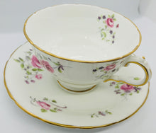 Load image into Gallery viewer, Pretty in Pink-HM Sutherland Pink Roses Teacup and Saucer
