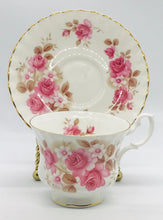 Load image into Gallery viewer, Pretty in Pink-Royal Albert Pink Roses Teacup and Saucer
