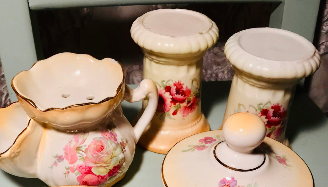 Pretty in Pink James Kent Old Foley 4 Piece Set