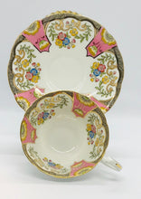 Load image into Gallery viewer, Pretty In Pink-Rare 1920s Aynsley Hand Painted Teacup and Saucer
