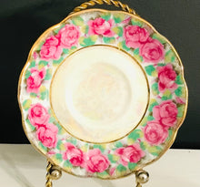 Load image into Gallery viewer, Pretty in Pink-Iridescent Pink Rose Teacup and Saucer Japan
