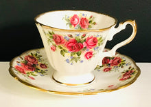 Load image into Gallery viewer, Pretty in Pink-Beautiful Rosina Roses Teacup and Saucer
