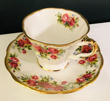 Load image into Gallery viewer, Pretty in Pink-Beautiful Rosina Roses Teacup and Saucer
