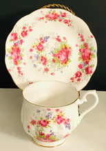 Load image into Gallery viewer, Pretty in Pink-Sweet Royal Albert Rose Tulip Shaped Teacup and Saucer
