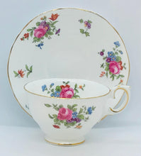 Load image into Gallery viewer, Pretty in Pink-Crown Staffordshire Floral Teacup and Saucer
