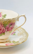 Load image into Gallery viewer, Pretty in Pink-Royal Albert  Pink Roses and Gold Teacup and Saucer
