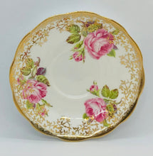 Load image into Gallery viewer, Pretty in Pink-Royal Albert  Pink Roses and Gold Teacup and Saucer
