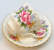 Load image into Gallery viewer, Pretty in Pink-Royal Albert England Summertime Series Chirton Teacup and Saucer
