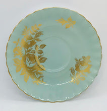 Load image into Gallery viewer, Royal Albert Gold Roses on Green
