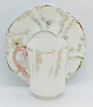 Load image into Gallery viewer, Pretty in Pink-Delicate Porcelain Demitasse Cup and Saucer
