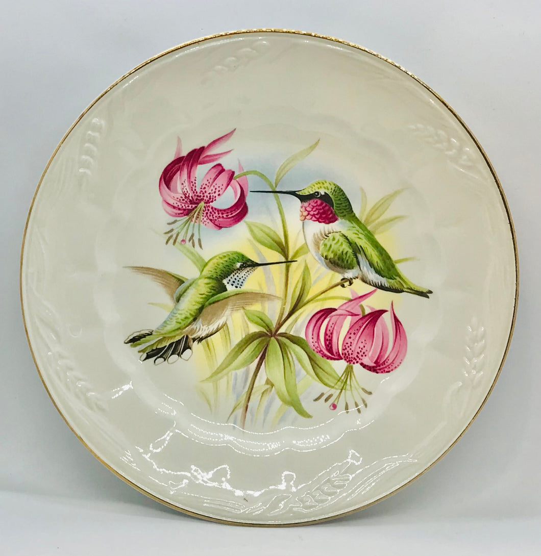 Pretty In Pink-Royal Crownford Weatherby Falcon Ware Wheat 8 Inch Plate