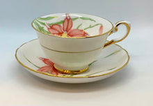 Load image into Gallery viewer, Pretty In Pink-Gorgeous Tuscan Cardinalis Teacup and Saucer
