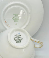 Load image into Gallery viewer, Pretty In Pink-Pretty Tuscan Floral Teacup and Saucer
