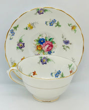 Load image into Gallery viewer, Pretty In Pink-Pretty Tuscan Floral Teacup and Saucer
