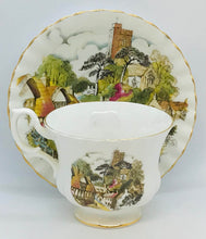 Load image into Gallery viewer, Pretty In Pink-Royal Albert Castles and Cottages Teacup and Saucer
