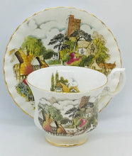 Load image into Gallery viewer, Pretty In Pink-Royal Albert Castles and Cottages Teacup and Saucer
