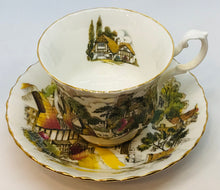 Load image into Gallery viewer, Pretty In Pink-Royal Albert Castles and Cottages Teacup and Saucer

