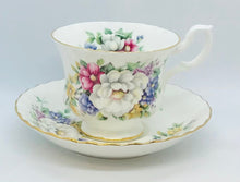 Load image into Gallery viewer, Pretty in Pink-Royal Albert England Summertime Series Teacup and Saucer
