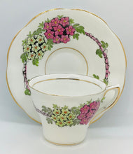Load image into Gallery viewer, Pretty in Pink-Sweet Rosina Teacup and Saucer
