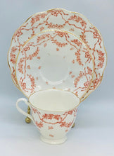 Load image into Gallery viewer, Pretty in Pink-Antique Allertons China Dora Teacup Saucer and Luncheon Plate
