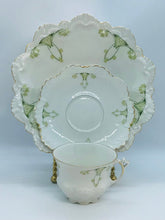 Load image into Gallery viewer, Pretty in Pink-Beautiful Antique MZ Austria Green and White Trio
